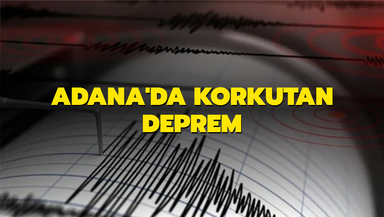 Adana'da 4.2 byklnde deprem