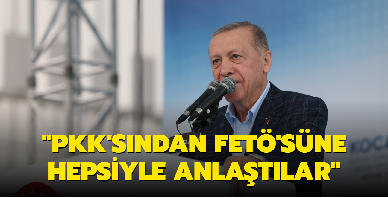 Bakan Erdoan muhalefete sert kt: PKK'sndan FET'sne hepsiyle anlatlar