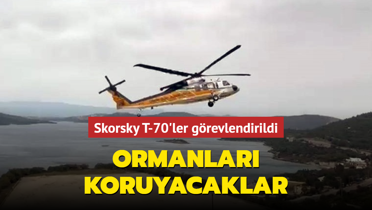 Ormanlar koruyacaklar... Skorsky T-70'ler grevlendirildi