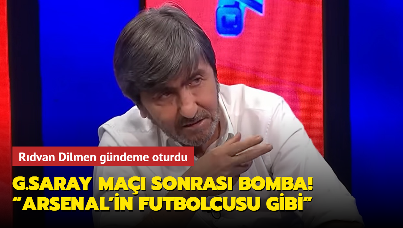 Rdvan Dilmen'den Galatasaray ma sonras bomba! Arsenal'in futbolcusu gibi