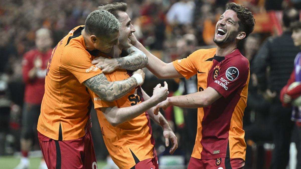 Yok byle tesadf! Galatasaray'da ampiyonluk ifresi: %85.7