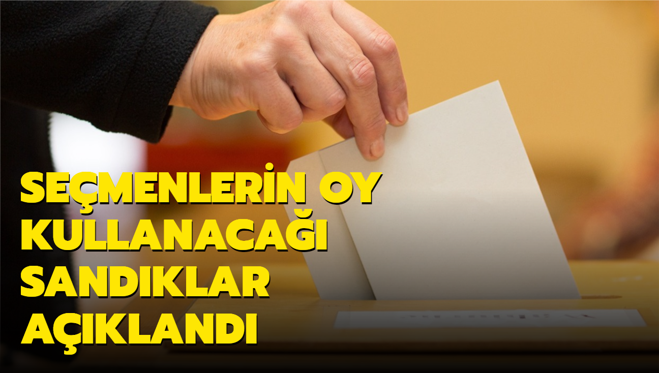 14 Mays'ta semenlerin oy kullanaca sandklar "E-Devlet" zerinden akland