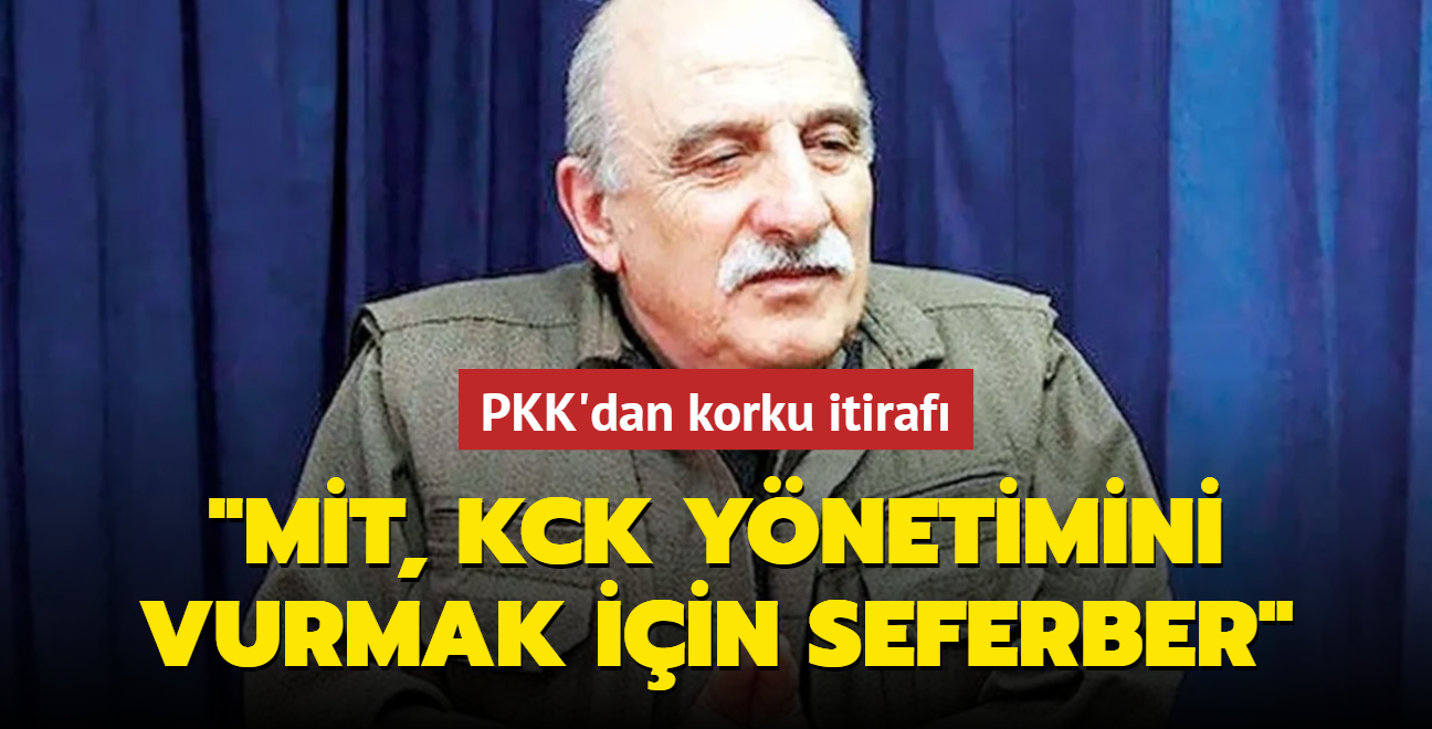 PKK'dan korku itiraf... MT, KCK ynetimini vurmak iin seferber