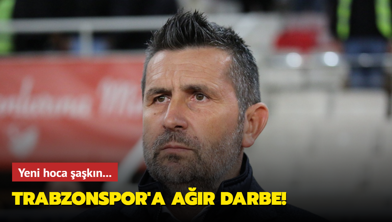 Sivasspor'dan Trabzonspor'a ar darbe! Yeni hoca akn...