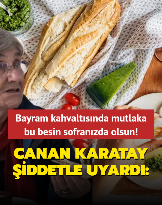 Canan Karatay şiddetle Uyardı: Bayram Kahvaltısında Mutlaka Bu Besin ...