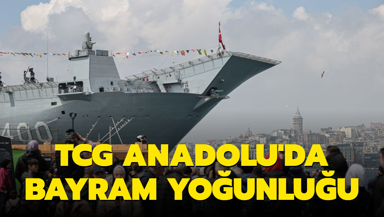 TCG Anadolu'da bayram younluu