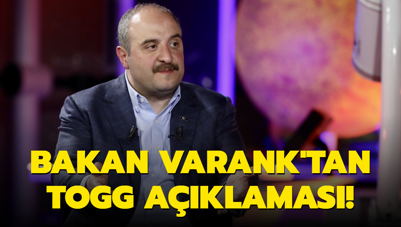 Bakan Varank'tan TOGG aklamas! 2025'i iaret ederek hedefi aklad