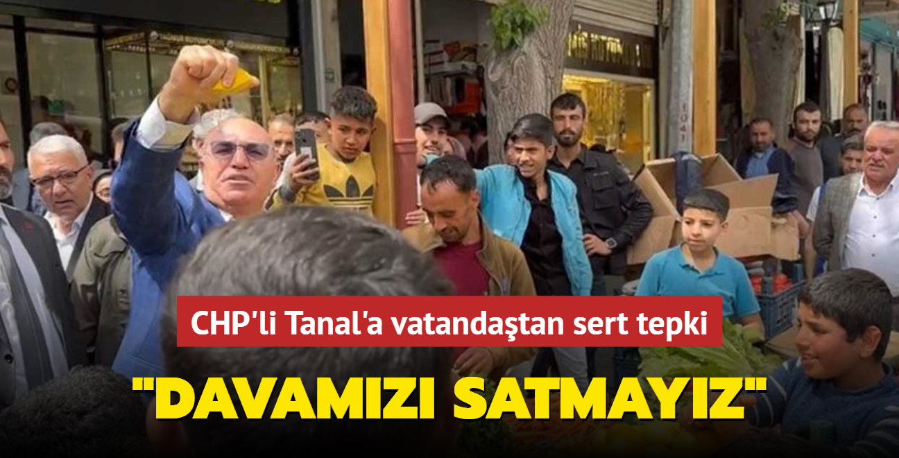 CHP'li Tanal'a vatandatan sert tepki... "Davamz satmayz biz"