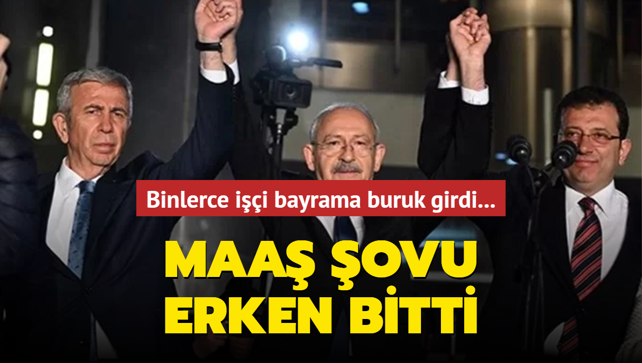 Binlerce ii bayrama buruk girdi... Maa ovu erken bitti