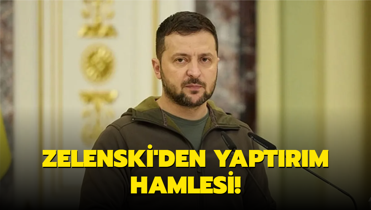 Zelenski'den yaptrm hamlesi! Rus ordusuna yardm edenler listeye alnd