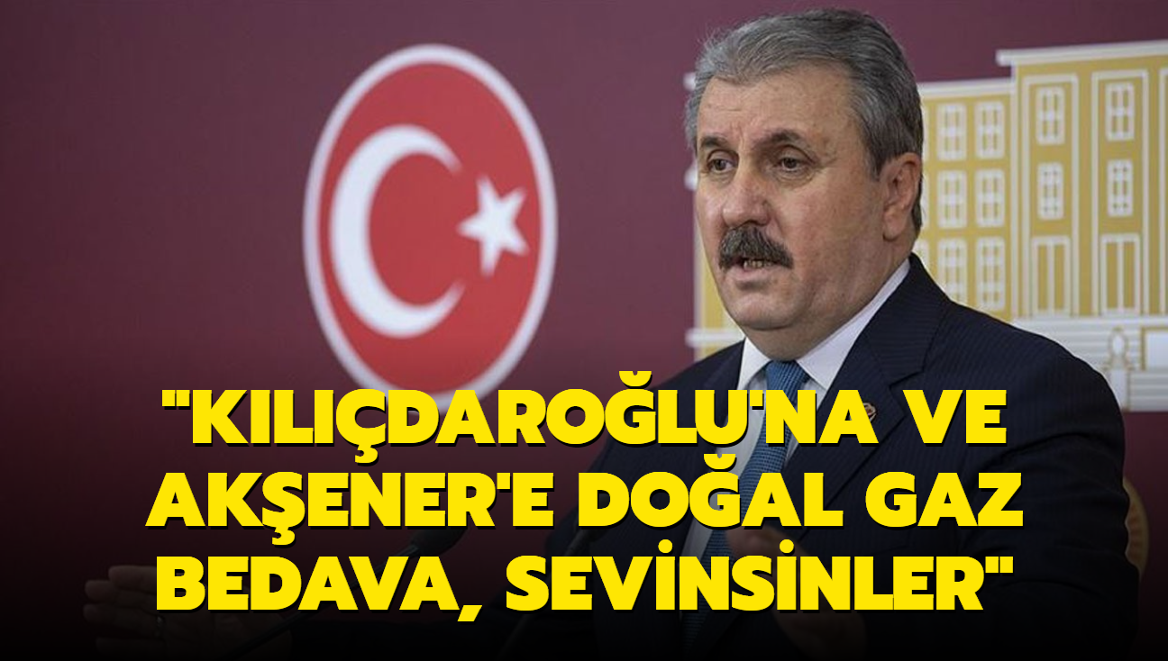 "Kldarolu'na ve Akener'e doal gaz bedava, sevinsinler"