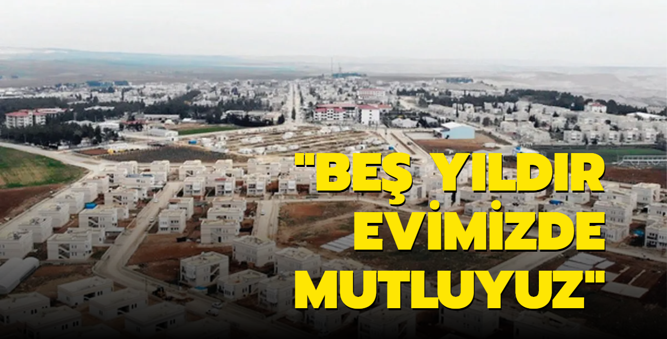 Be yldr evimizde mutluyuz