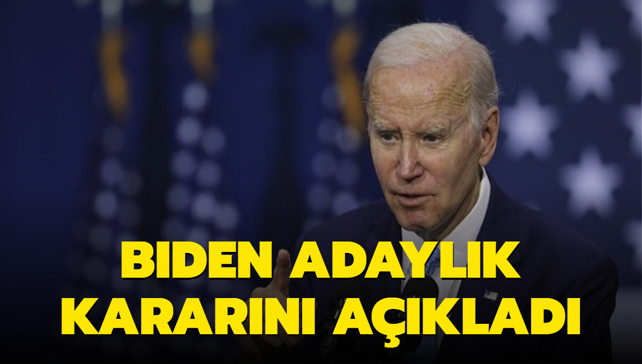 Biden'dan adaylk aklamas