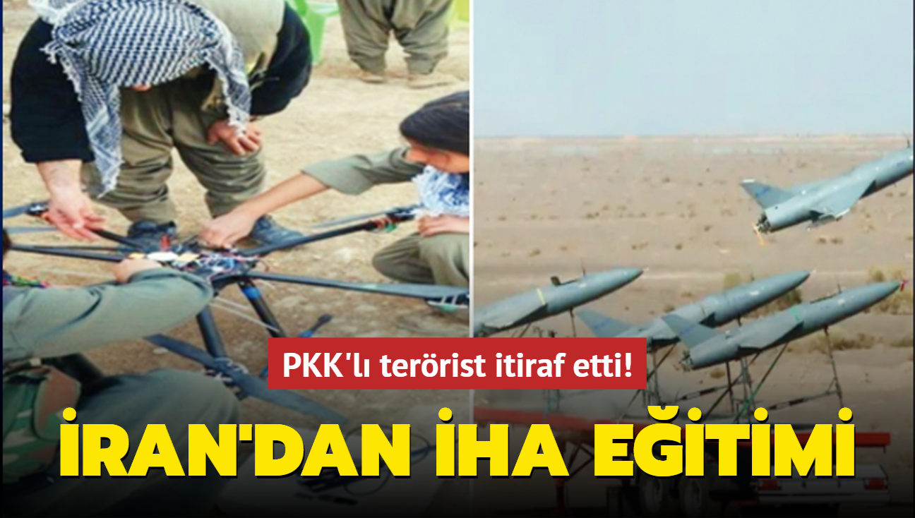 PKK'l terrist itiraf etti! ran'dan HA eitimi