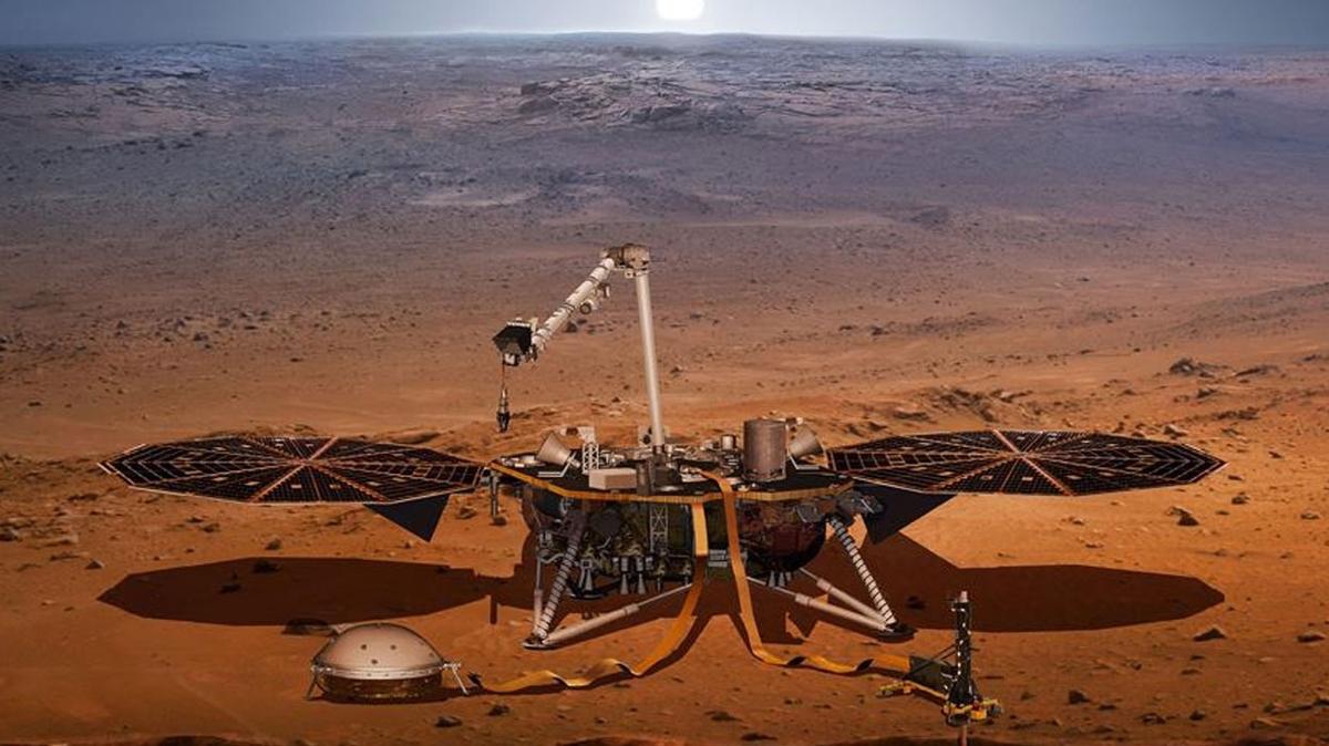 NASA'nn uzay arac Mars'ta ilk kez sismik dalga saptad