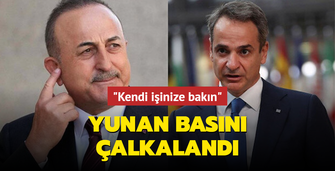 Yunan basn alkaland: Kendi iinize bakn