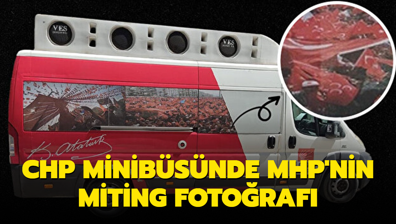 CHP minibsnde MHP'nin miting fotoraf