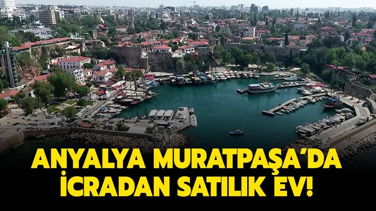 Antalya Muratpaa'da 2.2 milyon TL'ye icradan satlk ev!