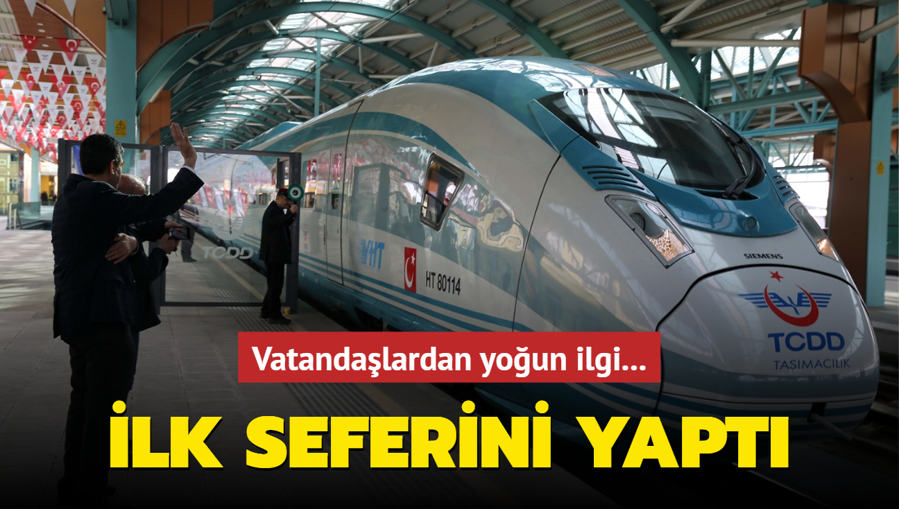 Ankara-Sivas YHT Hatt'nda ilk cretsiz sefer yapld