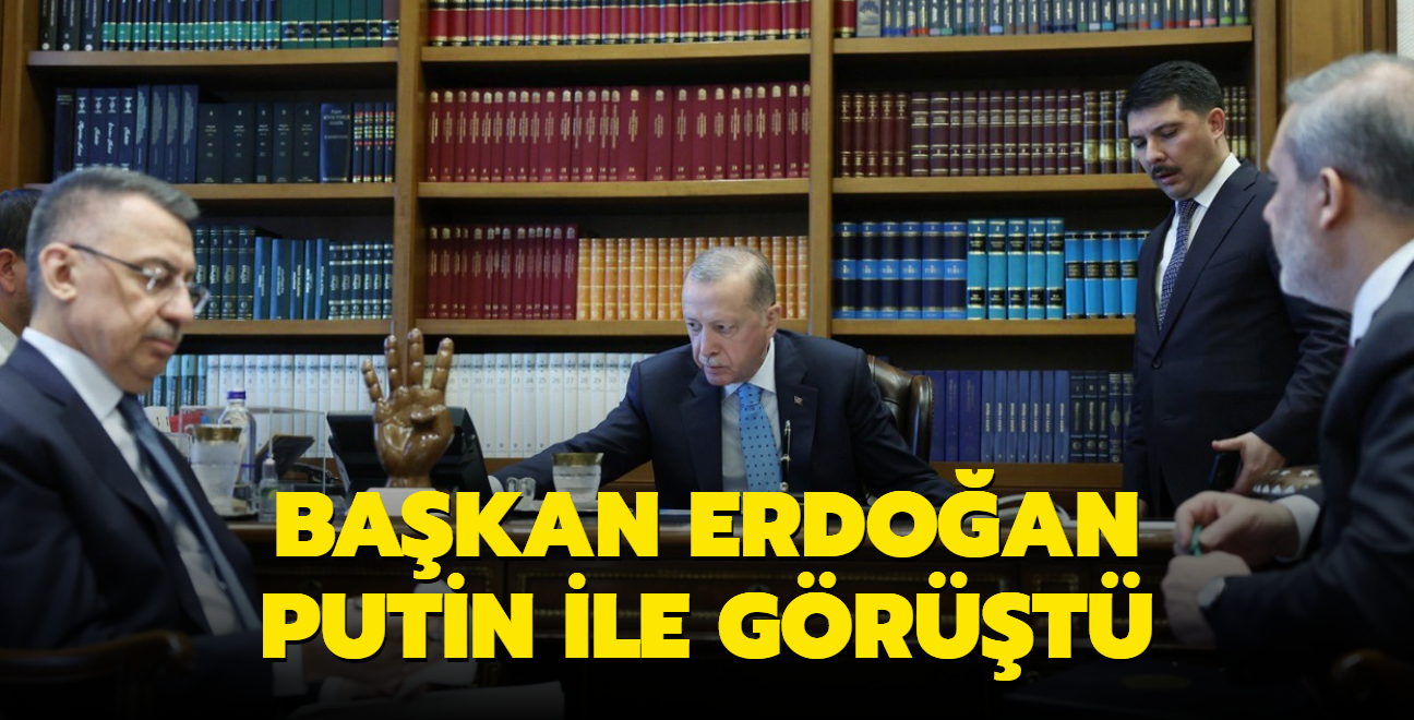 Bakan Erdoan, Putin ile grt