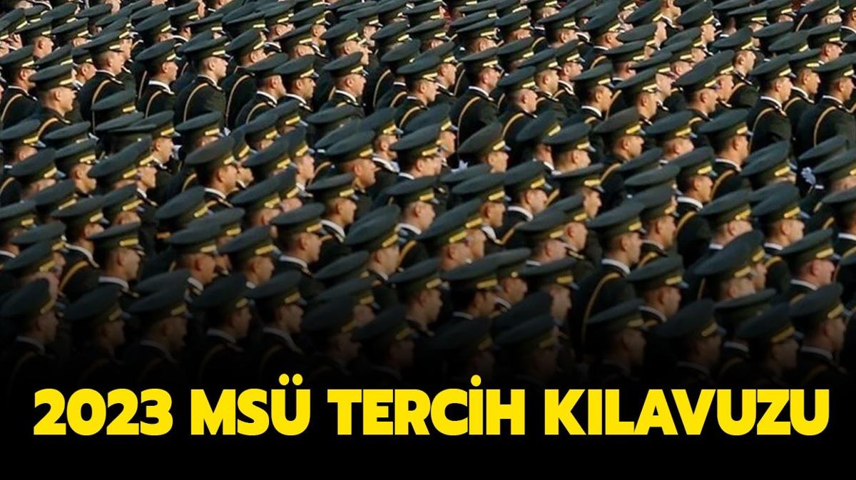 2023 MS tercih tarihleri belli mi" MS tercih klavuzu yaynland m" 