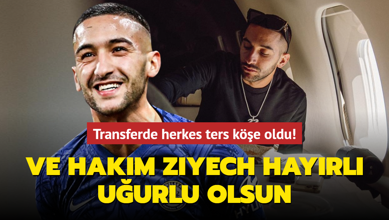 Ve Hakim Ziyech hayrl uurlu olsun! Transferde herkes ters ke oldu