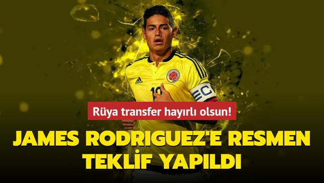 Ve James Rodriguez'e resmen teklif yapld! Rya transfer hayrl olsun...