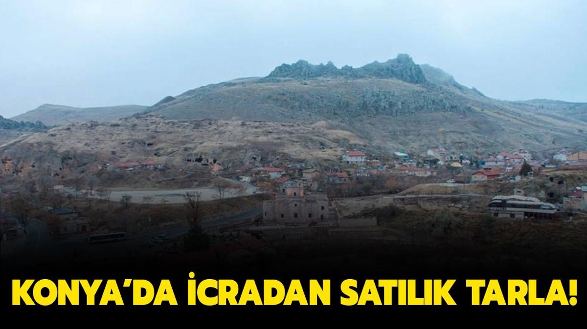 Konya Altnekin'de tarla icradan satlyor!