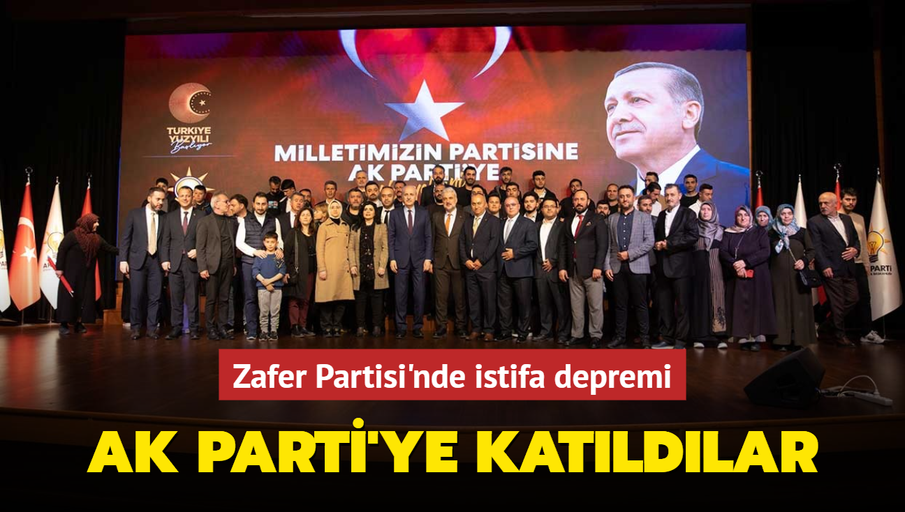 Zafer Partisi'nde istifa depremi... AK Parti'ye katldlar