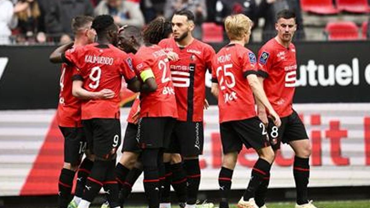 6 goll mata kazanan Rennes oldu