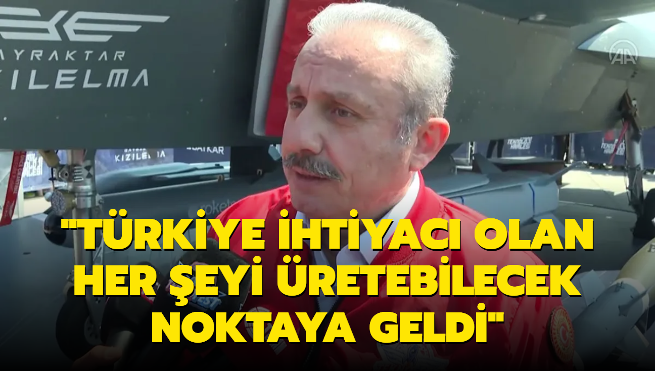 "Trkiye ihtiyac olan her eyi retebilecek noktaya geldi"