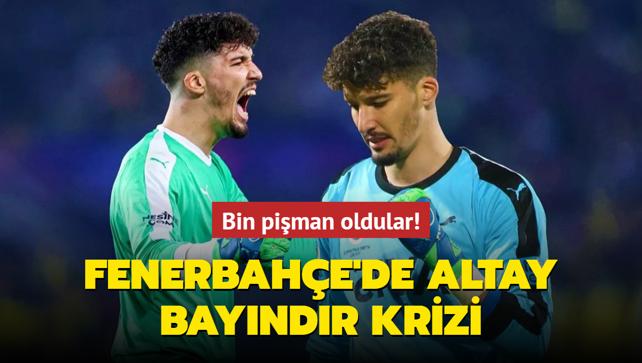 Fenerbahe'de Altay Bayndr krizi! Bin piman oldular