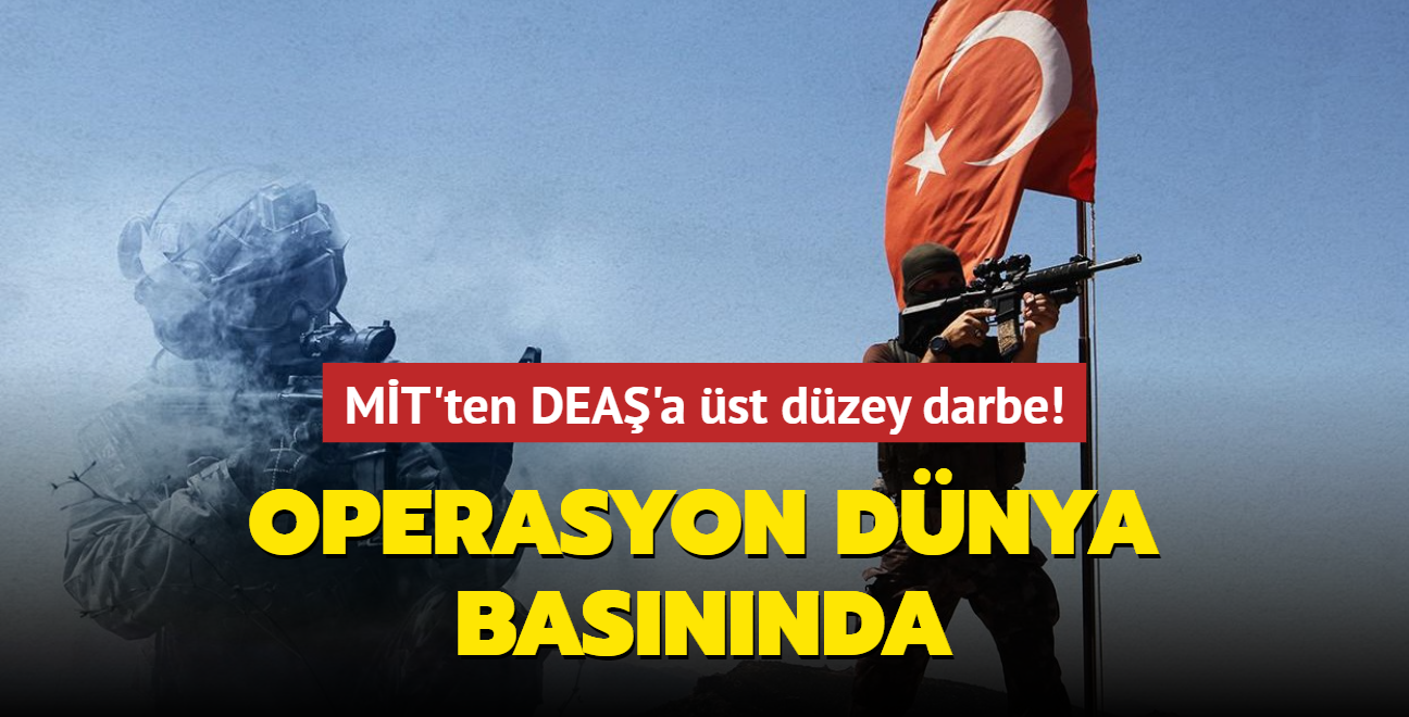 MT'ten DEA'a st dzey darbe! Operasyondan ilk kare ortaya kt