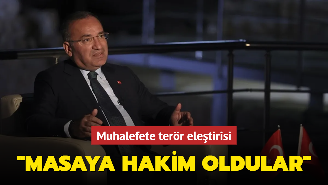 Muhalefete terr eletirisi... "Adamlar oturmay brak masaya hakim oldular"