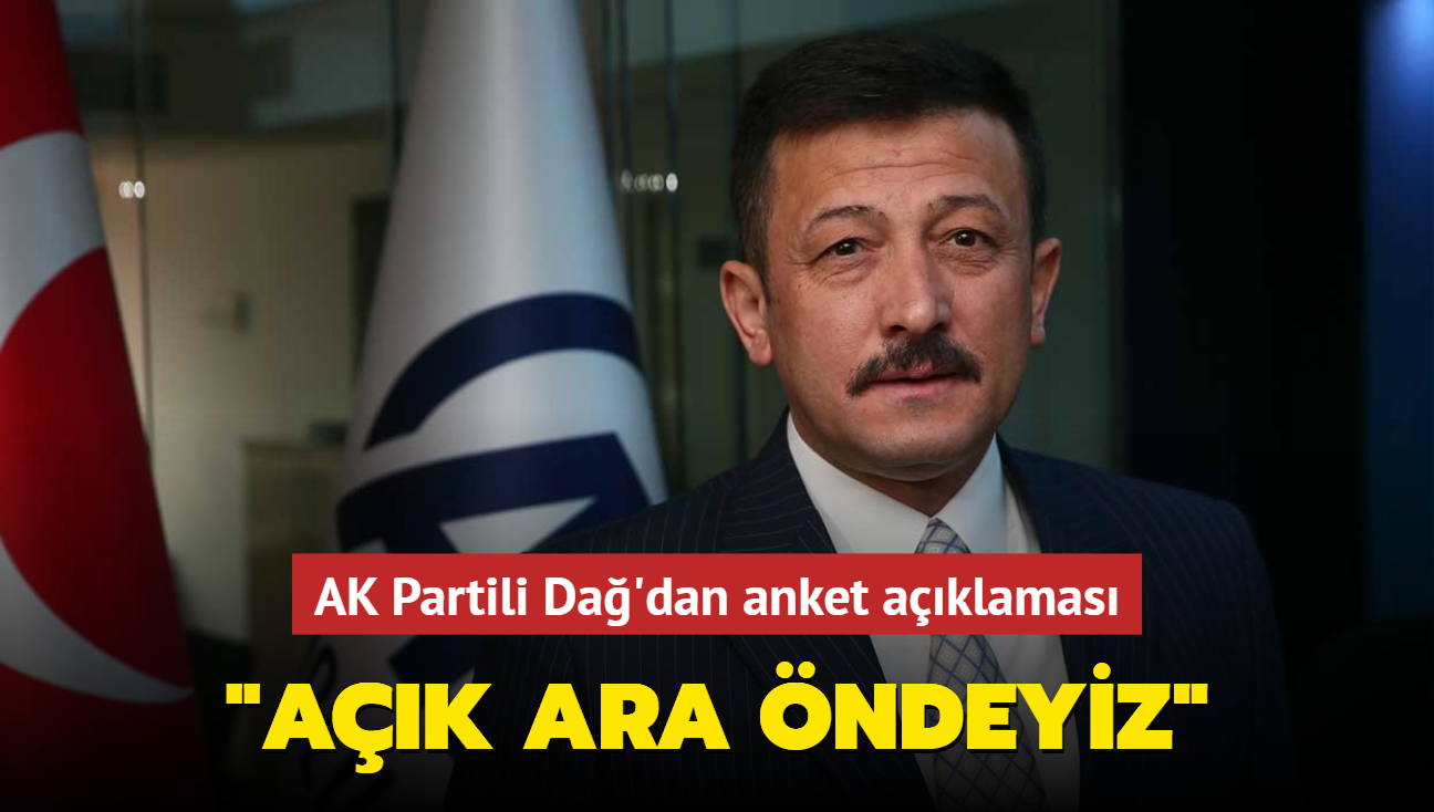 AK Partili Da'dan anket aklamas... "Ak ara ndeyiz"