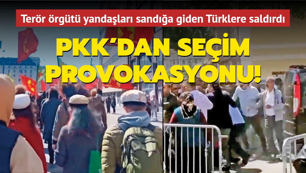 PKK'dan seim provokasyonu! Terr rgt yandalar sanda giden Trklere saldrd