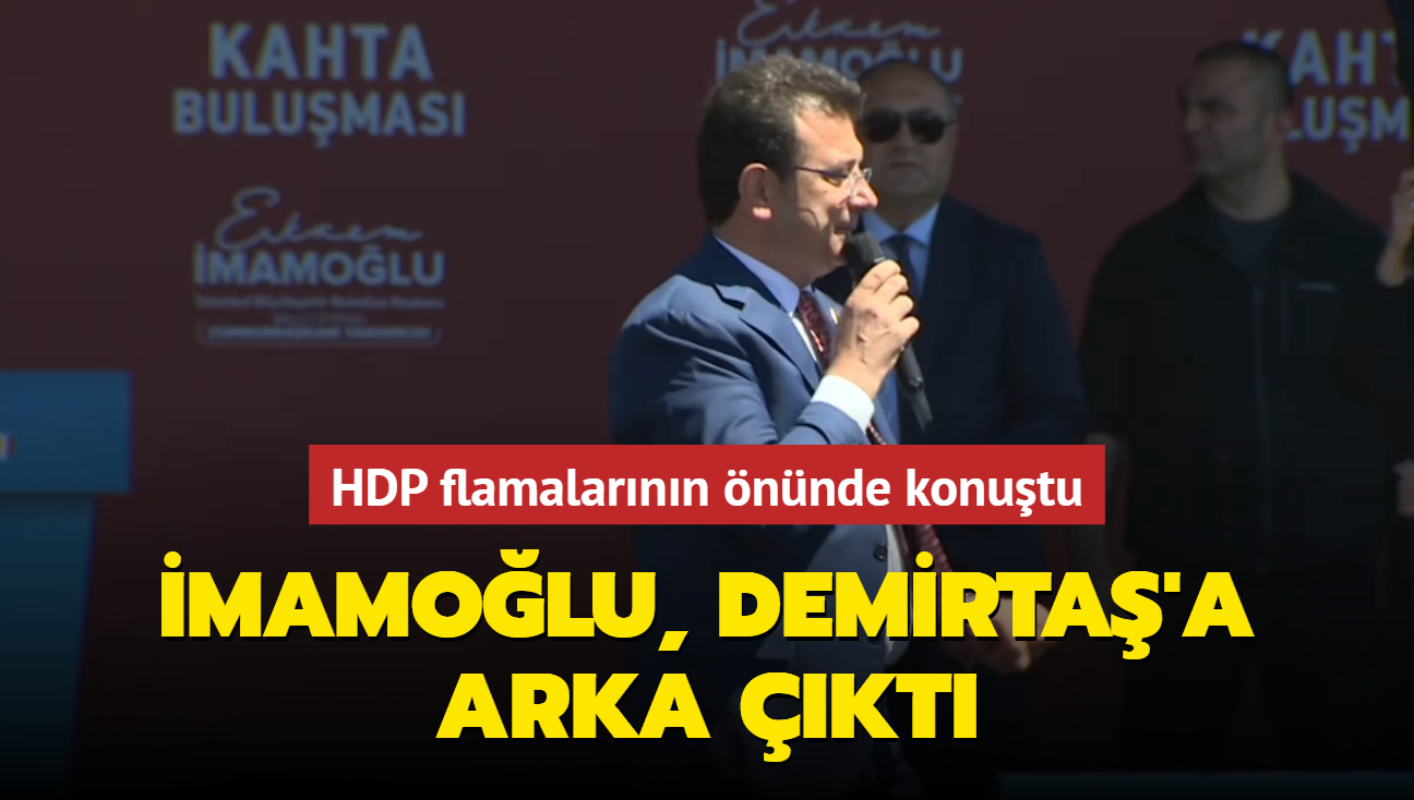 HDP flamalarnn nnde konutu! mamolu, Demirta'a arka kt