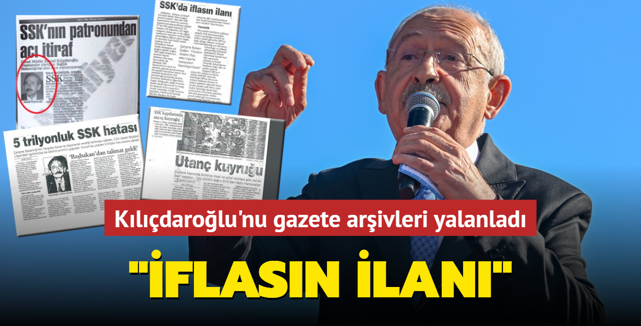 Kldarolu'nu gazete arivleri yalanlad: flasn ilan