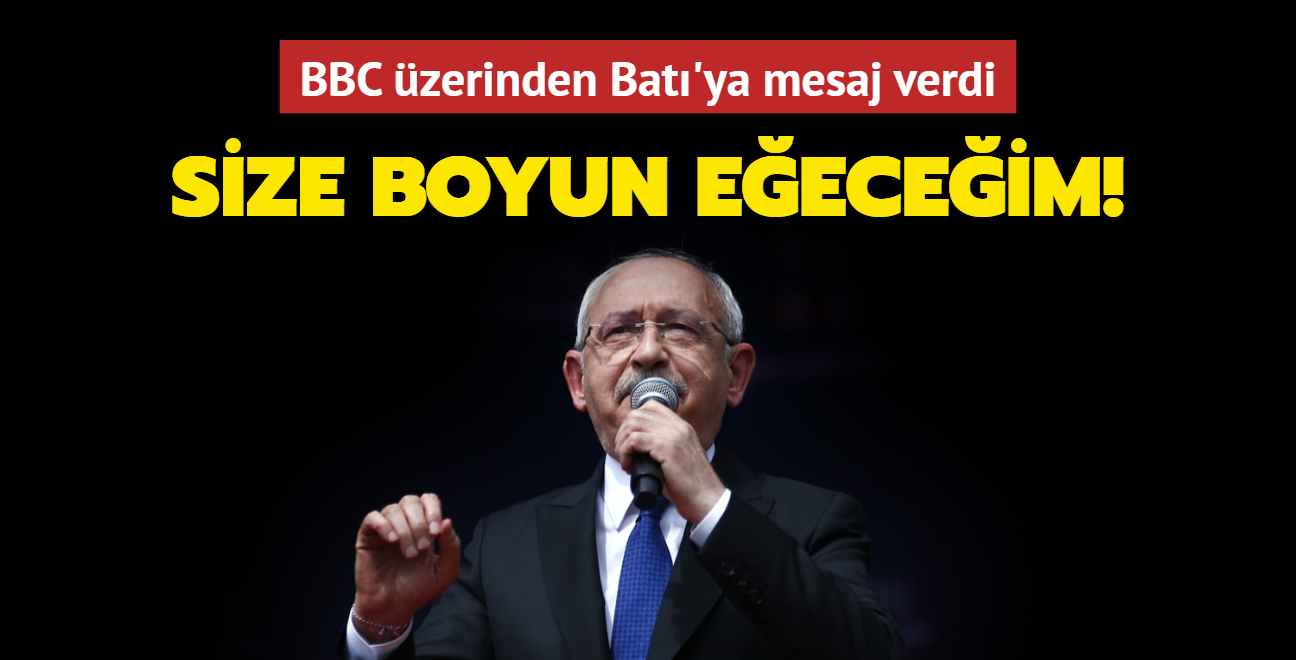 Kldarolu, BBC'de ak ak Bat'ya boyun eeceim mesaj verdi