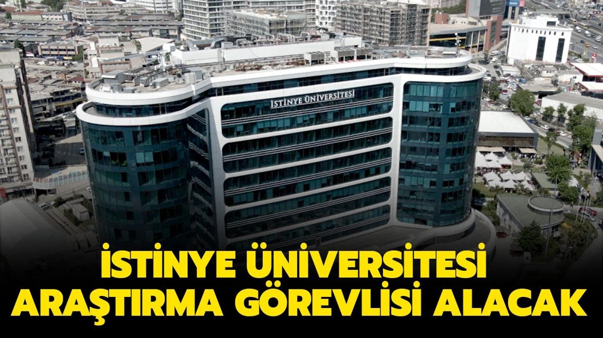 stinye niversitesi personel alacak!