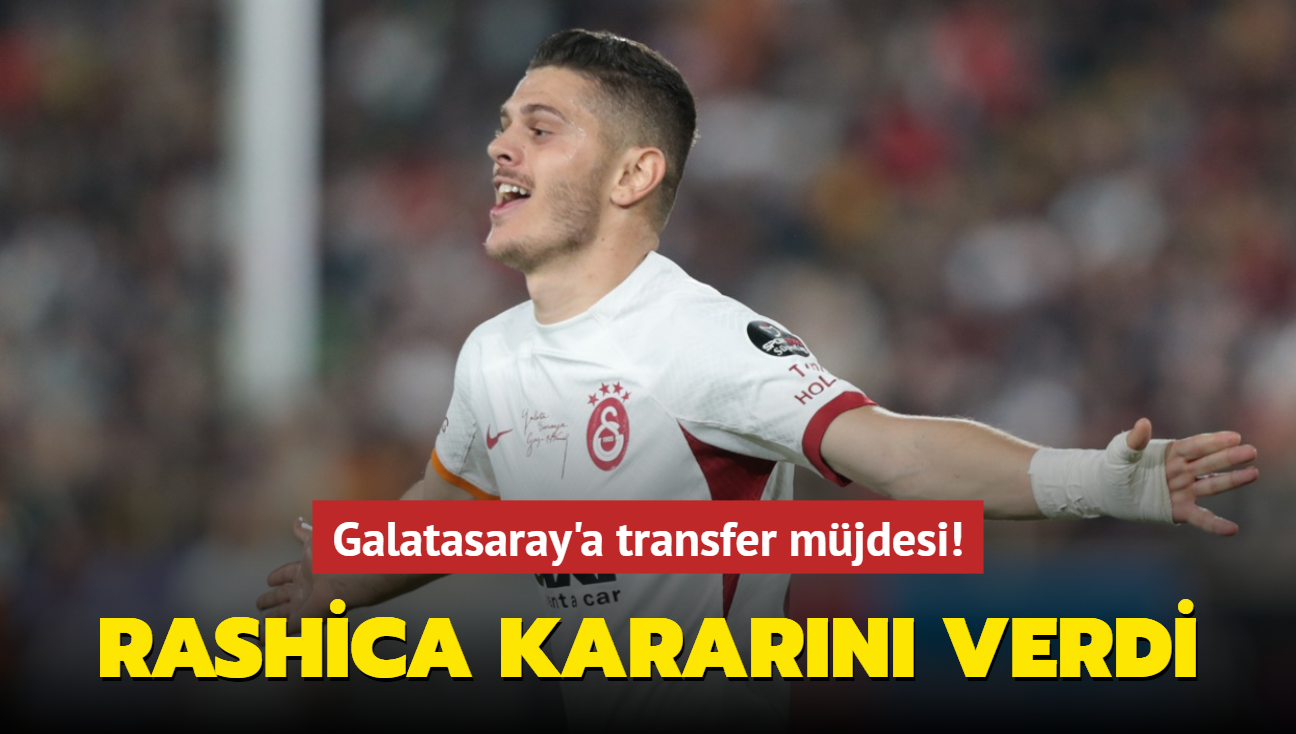 Galatasaray'a transfer mjdesi! Milot Rashica kararn verdi