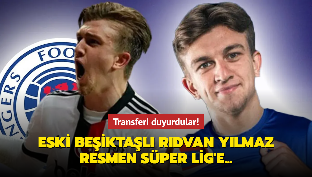 Transferi duyurdular! Eski Beiktal Rdvan Ylmaz resmen Sper Lig'e...