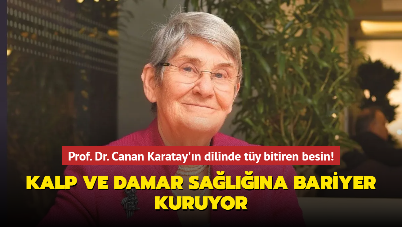 Prof. Dr. Canan Karatay'n dilinde ty bitiren besin! Kalp ve damar salna bariyer kuruyor