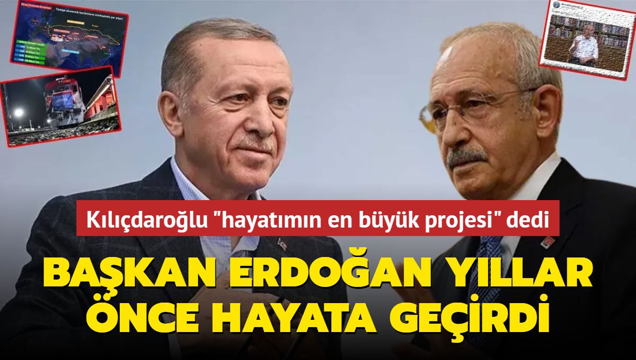 Kldarolu "hayatmn en byk projesi" dedi... Bakan Erdoan yllar nce hayata geirdi