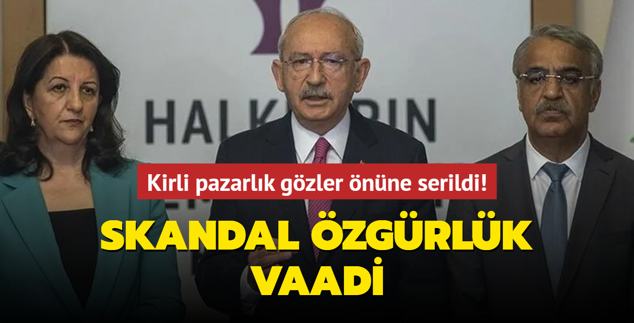 Kirli pazarlk gzler nne serildi! Skandal zgrlk vaadi... HDP'li Buldan 14 Mays' iaret etti