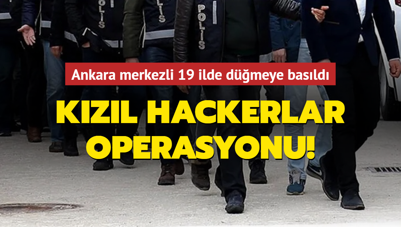 RedHack - Kzl Hackerlar isimli illegal yaplanmaya ynelik operasyon