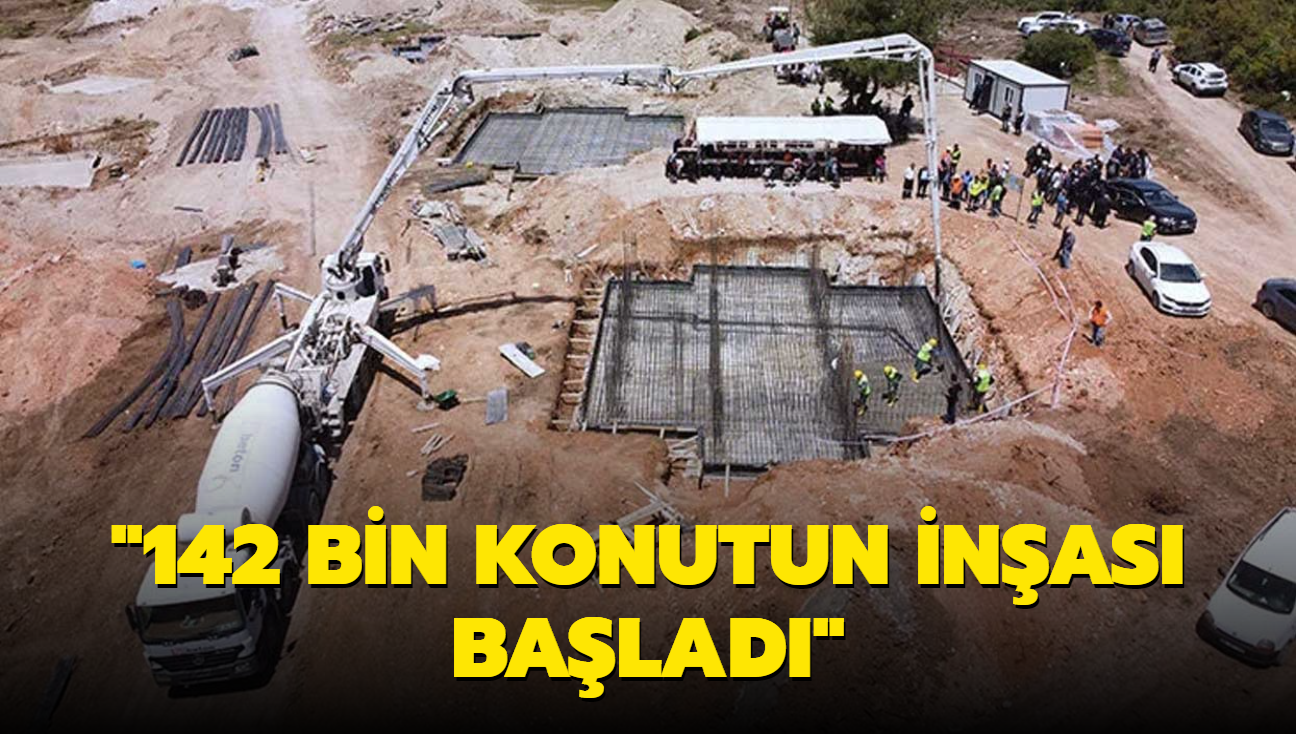 Depremin yaralar sarlyor... "142 bin konutun inas balad"