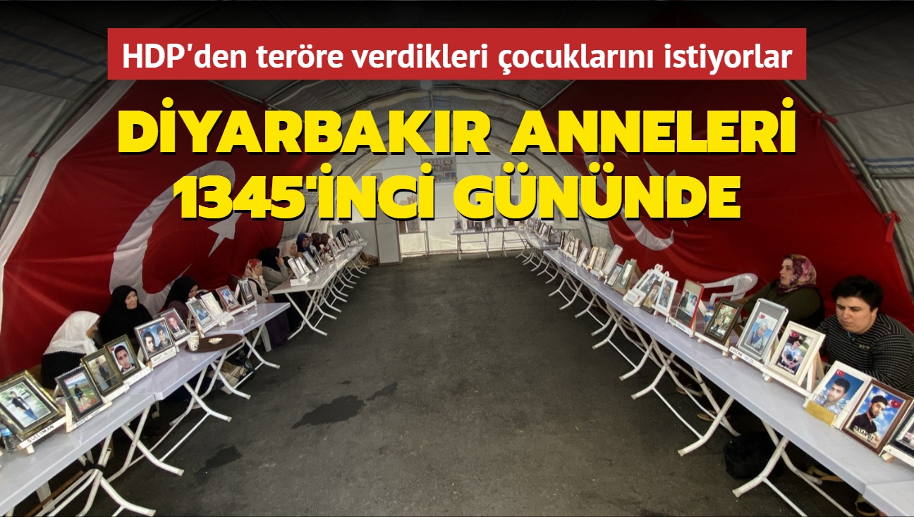 Diyarbakr anneleri 1345'inci gnnde... HDP'den terre verdikleri ocuklarn istiyorlar