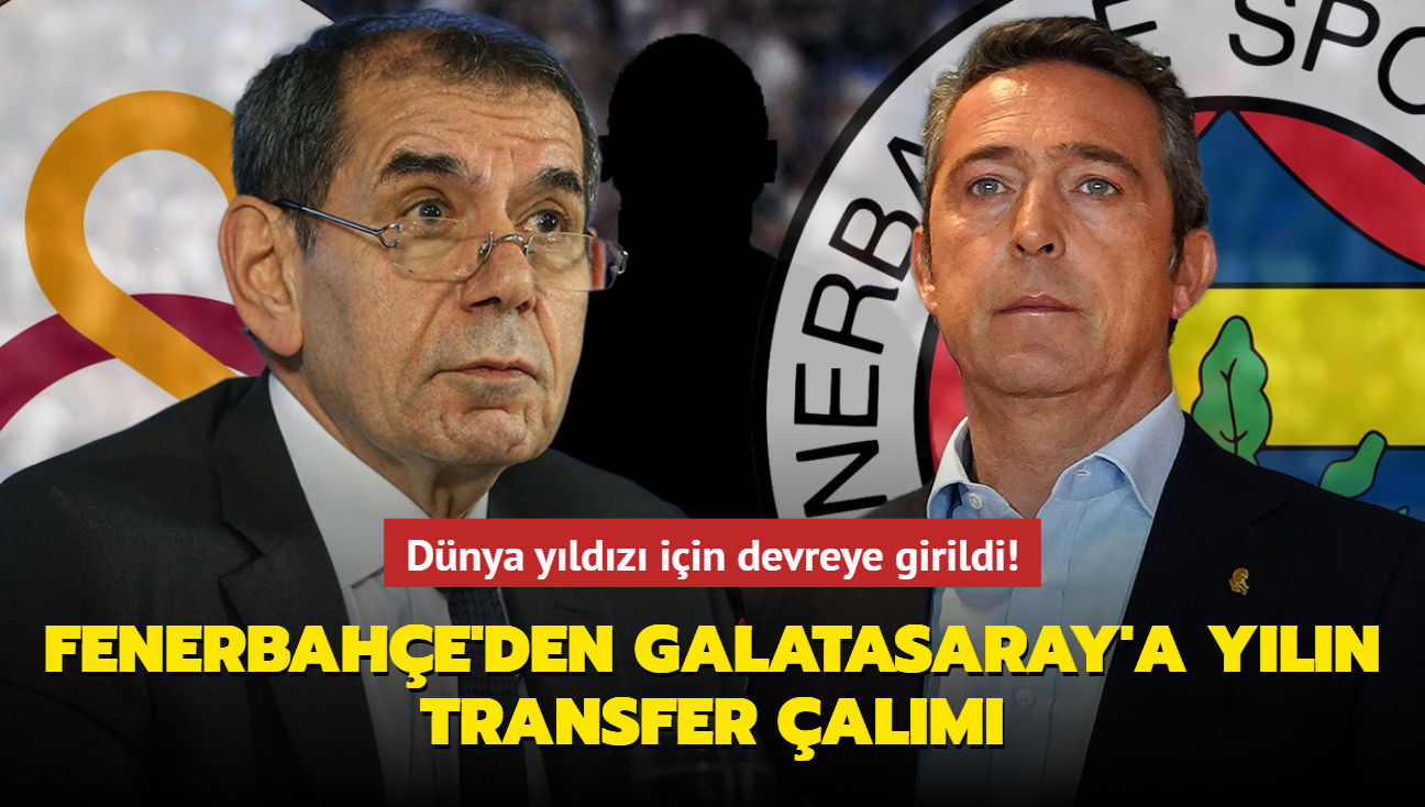 Fenerbahe'den Galatasaray'a yln transfer alm! Dnya yldz iin devreye girildi