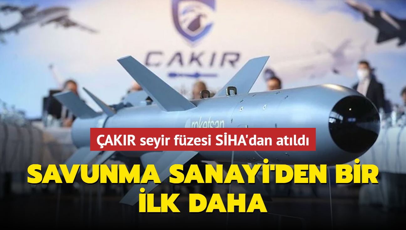 Savunma Sanayi'den bir ilk daha... AKIR seyir fzesi SHA'dan atld